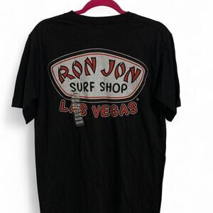 Ron Jon Surf Shop Las Vegas Black T Shirt Size Medium NWT New with Tag